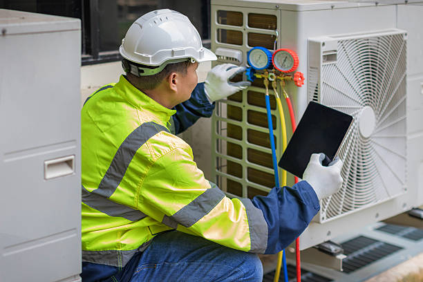 Professional Ductwork Repair technician working in Westbrook, ME